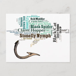 フライフィッシングTシャツ、ギフト、ノベルティ ポストカード