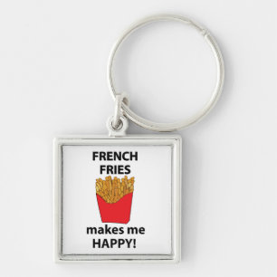 フライフランスのは私を幸せなフライにフランスのなる キーホルダー