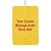 フライフランスのス空気清浄機 カーエアーフレッシュナー (裏面)