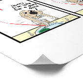 フライフランスのスvs野菜 ポスター (角)