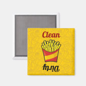 フライフランスのズ食洗機磁石 マグネット (正面/裏面)