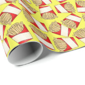 フライフランスのパターン包装紙 ラッピングペーパー (ロールコーナー)