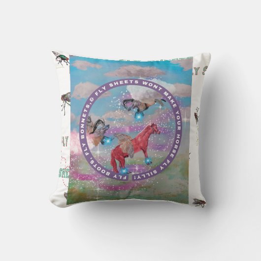 フライブーツはフライボンネットのフライシートはあなたの作らない クッション (正面)