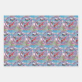 フライブーツストーリーブックイラスト ラッピングペーパーシート (正面3)