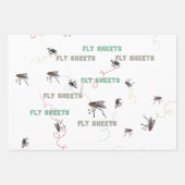 フライブーツストーリーブックイラスト ラッピングペーパーシート (正面2)