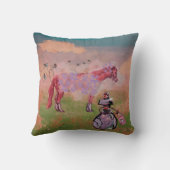 フライブーツ物語デザイン クッション (裏面)