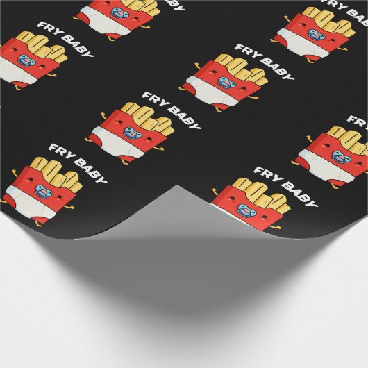 フライベビーフおもしろいァイフランスのズプンダークBG ラッピングペーパー (角)
