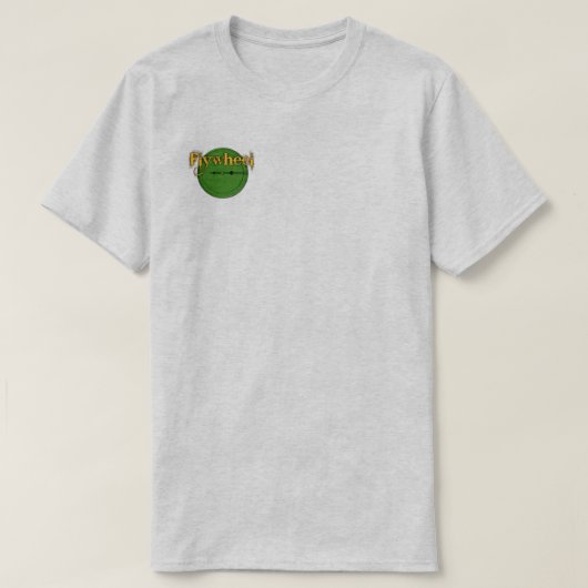フライホイールのティー Tシャツ (デザイン正面)
