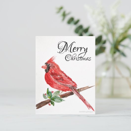 フライホームクリスマスはがき ポストカード (スタンド正面)