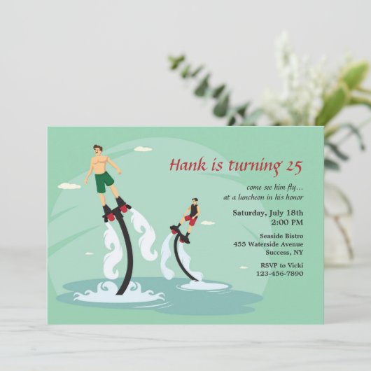 フライボード  招待状 (スタンド正面)