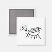 フライマグネット マグネット (正面/裏面)