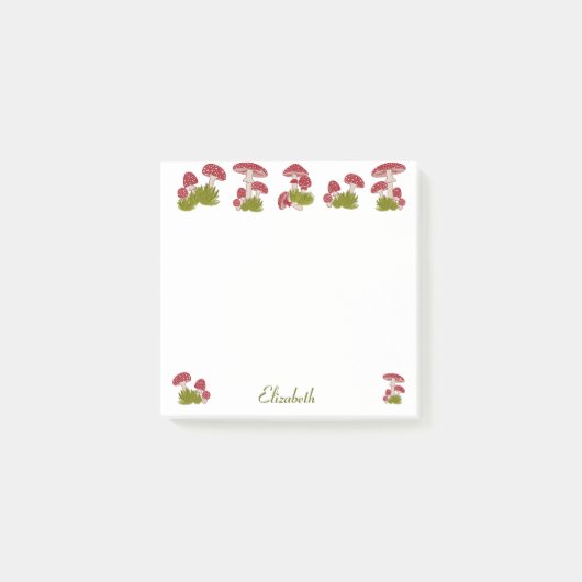フライマッシュルームゴブリンの妖精のガーデンシャクールオフィス ポストイット (正面)