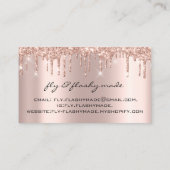 フライメイクアップアーティストアイドラッシュグリッタードリップスバラ 名刺 (裏面)