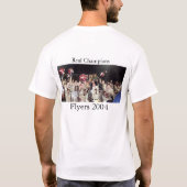 フライヤのフットボール Tシャツ (裏面)