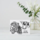 フライヤの誇大宣伝のフィルムのタコのカメラのフィルムのスクリーニング 名刺 (スタンド正面)