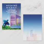 フライヤの誇大宣伝の技術の販売の販売の垂直 名刺 (正面/裏面)