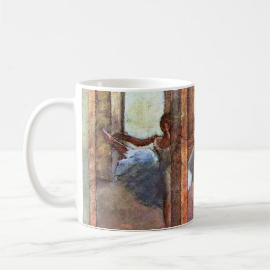 フライヤーでダンサー – Edgar Degas - 1887 コーヒーマグカップ (左)