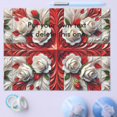 フライヤーと英語バラデザイン チラシ (シングル)