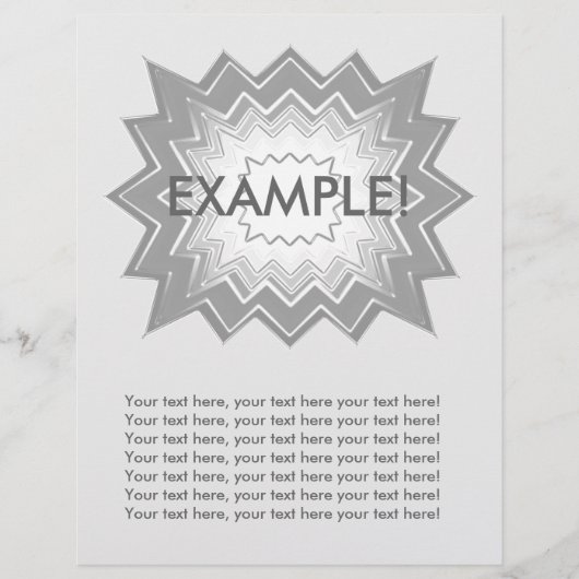 フライヤーのテンプレート：注目ゲッター：灰色の爆発！ チラシ (正面)