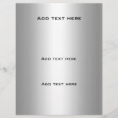 フライヤーエレガントクラシーシルバーエンボスフローラ チラシ (裏面)