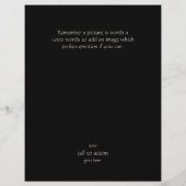 フライヤーケータリングカトラリーベージュダマスク チラシ (裏面)