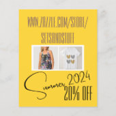 フライヤーサンプル チラシ (裏面)