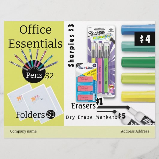 フライヤーサンプル チラシ (正面)