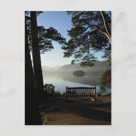 フライヤーズクラッグのベンチ ポストカード (正面)