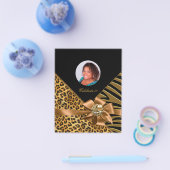 フライヤーゼブラヒョウ金ゴールドブラック チラシ (シングル)