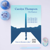 フライヤーテンプレートアメリカ国立記念物 チラシ (シングル)