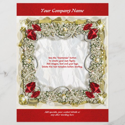 フライヤーテンプレートクリスマスプロモーションマーケティング チラシ (正面)