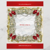 フライヤーテンプレートクリスマスプロモーションマーケティング チラシ (裏面)