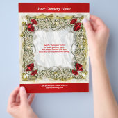 フライヤーテンプレートクリスマスプロモーションマーケティング チラシ (手)