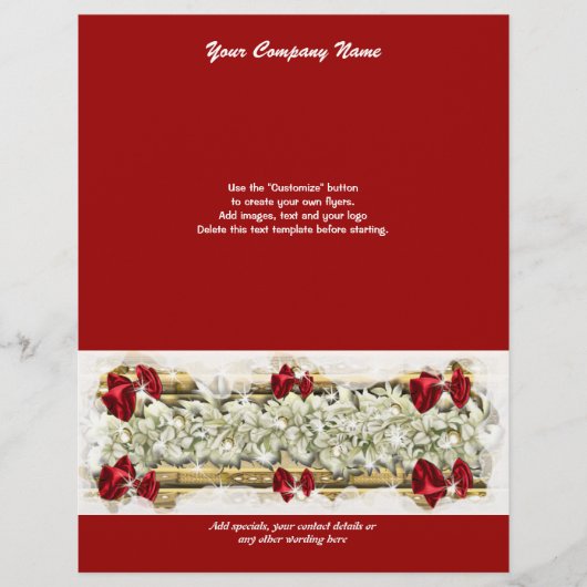 フライヤーテンプレートクリスマスプロモーションマーケティング チラシ (正面)