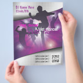 フライヤーテンプレートダンス チラシ (手)