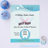 フライヤーテンプレートデンタルケア チラシ (シングル)