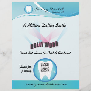 フライヤーテンプレートデンタルケア チラシ