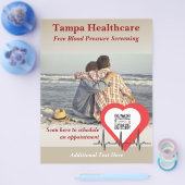 フライヤーテンプレートハートヘルス チラシ (シングル)