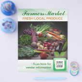 フライヤーテンプレートファーマーズマーケット チラシ (シングル)