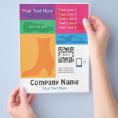 フライヤーテンプレートリテールシューズ チラシ (手)