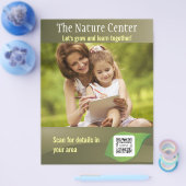 フライヤーテンプレート自然センター チラシ (シングル)
