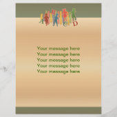 フライヤーテンプレート 学校週間 チラシ (裏面)