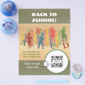 フライヤーテンプレート 学校週間 チラシ (シングル)