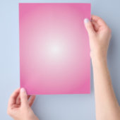 フライヤーテンプレート：放射状グラデーション：ピンク チラシ (手)
