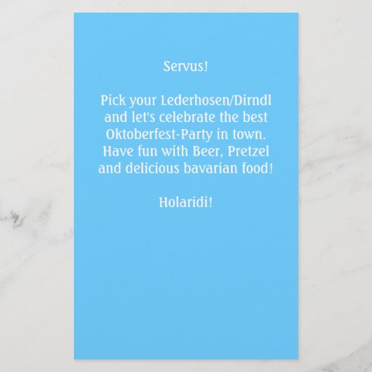 フライヤービールフェスティバルパーティーダイレクトウェイトレスビール チラシ (裏面)