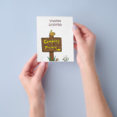 フライヤー企業の会社のピクニック チラシ (手)