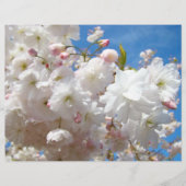 フライヤー紙独自の花をカスタム作成 チラシ (正面)