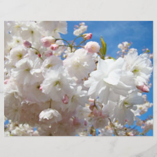 フライヤー紙独自の花をカスタム作成 チラシ