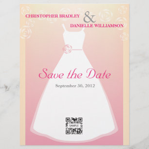 フライヤー結婚テンプレート チラシ