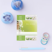 フライヤー美しいサロンスパグリーン2テンプレートスモール チラシ (シングル)